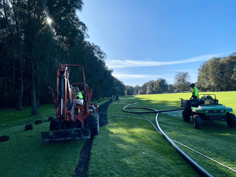 Golf irrigation main