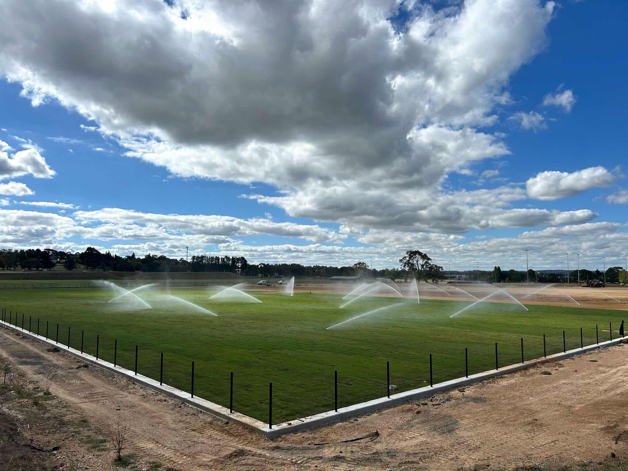 Orange irrigation